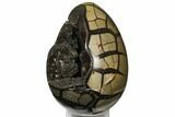 Septarian Dragon Egg Geode - Crystal Filled #124468-2